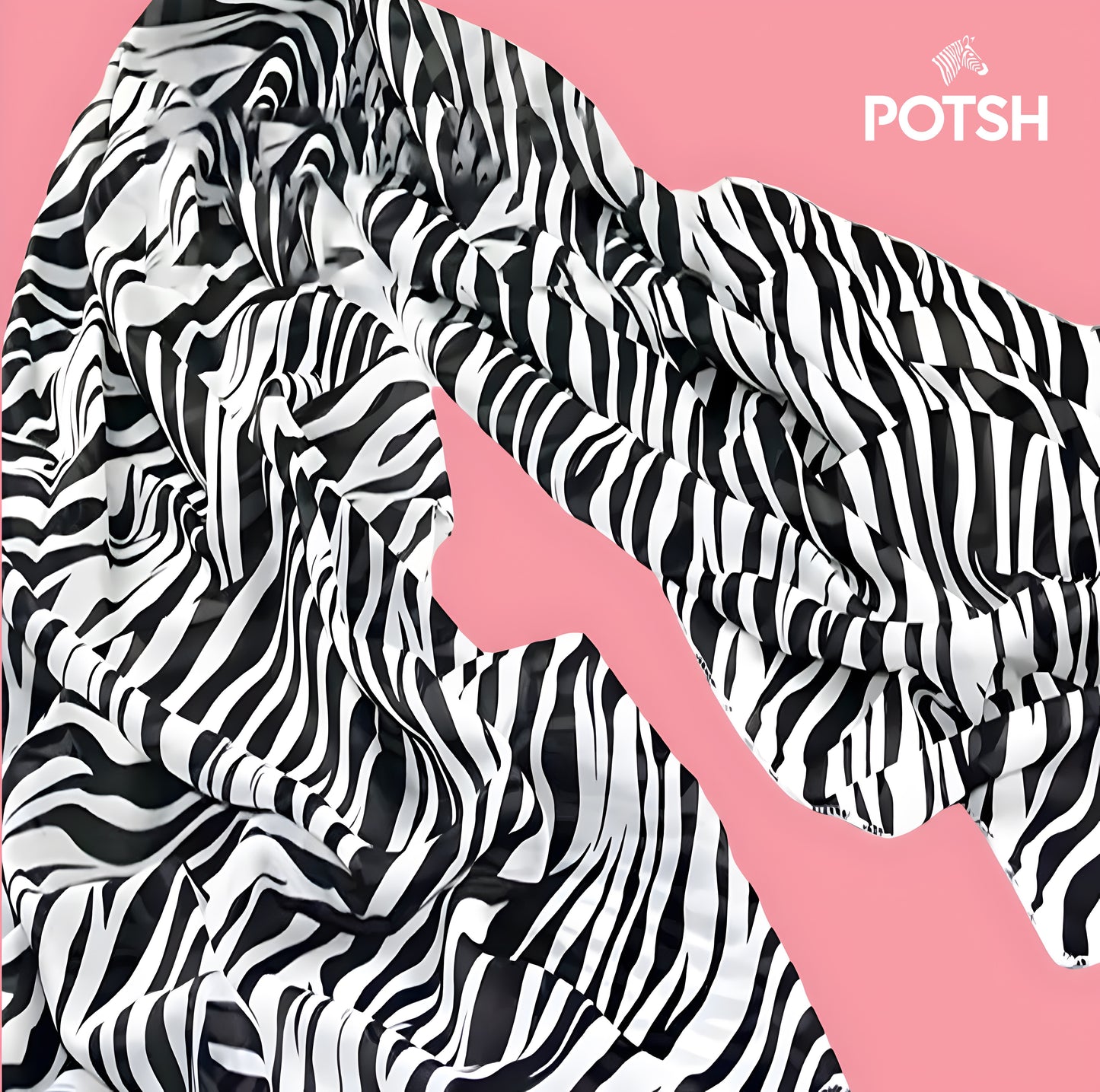 Zebra Chiffon Scarf