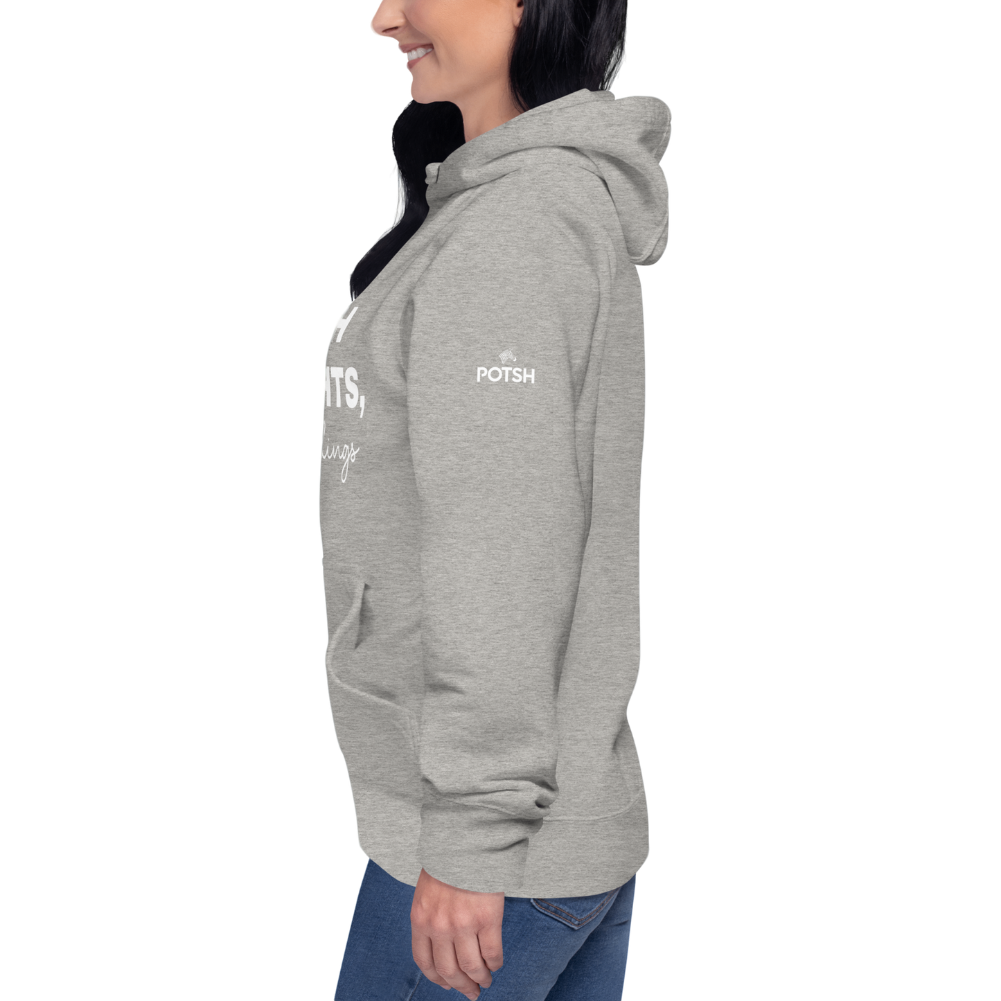 Women's "Catch Flights, Not Feelings" Premium Hoodie