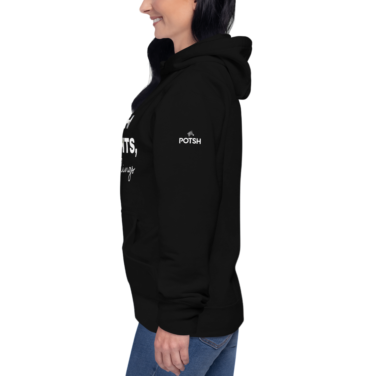 Women's "Catch Flights, Not Feelings" Premium Hoodie