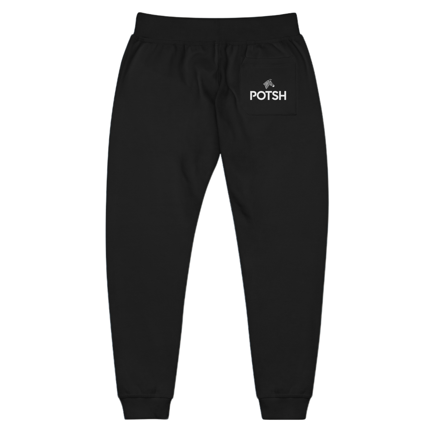 Women's POTSH Logo Black Lux Fleece Tracksuit