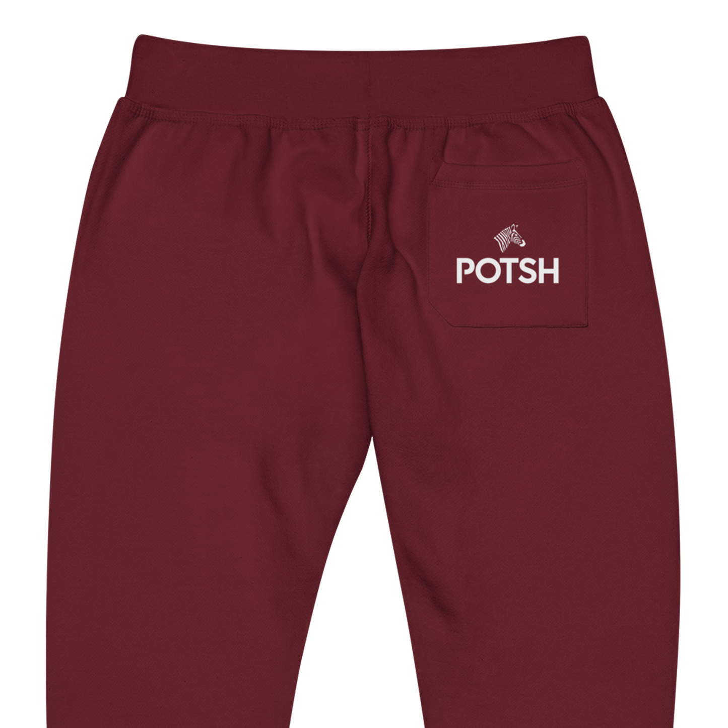 Men's POTSH Logo Maroon Lux Fleece Tracksuit