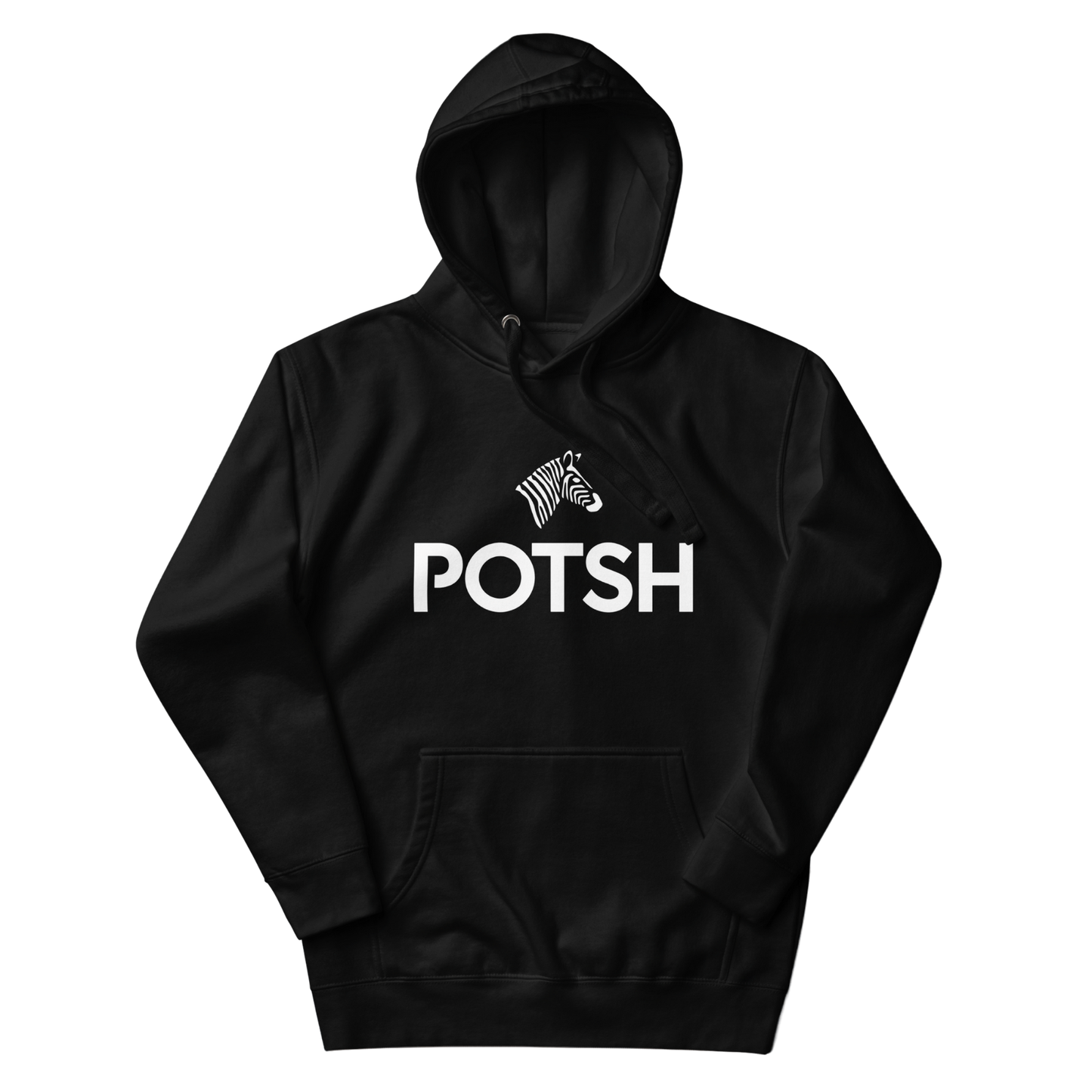 Women's POTSH Logo Black Lux Fleece Tracksuit