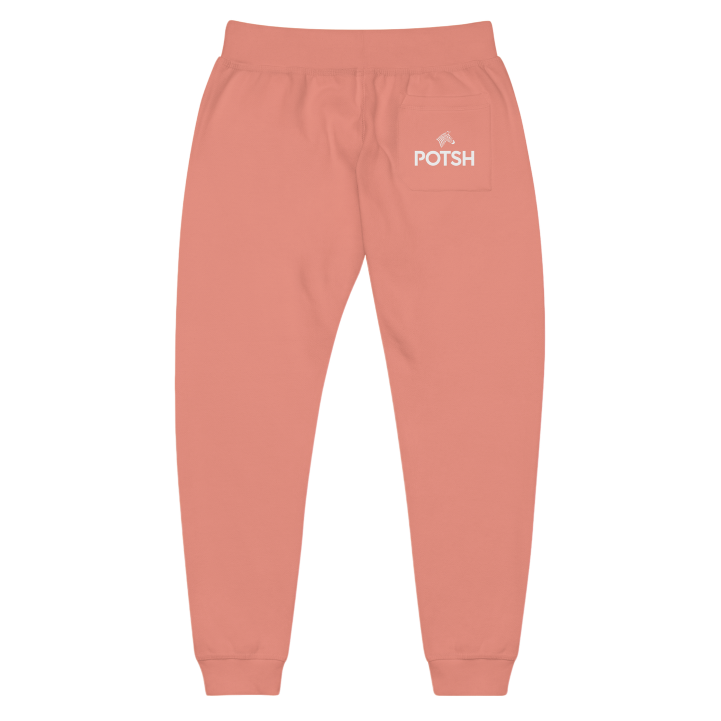 Women's POTSH Logo Dusty Rose Lux Fleece Tracksuit