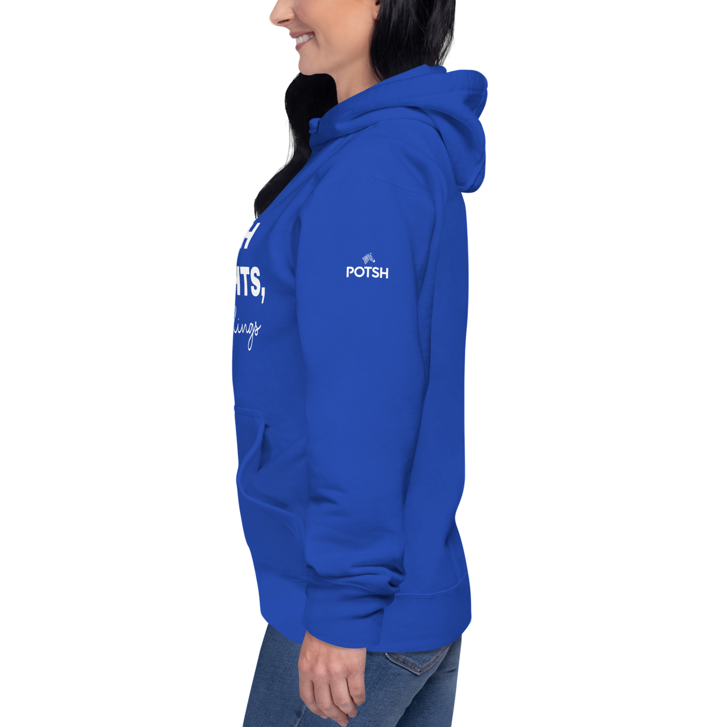 Women's "Catch Flights, Not Feelings" Premium Hoodie