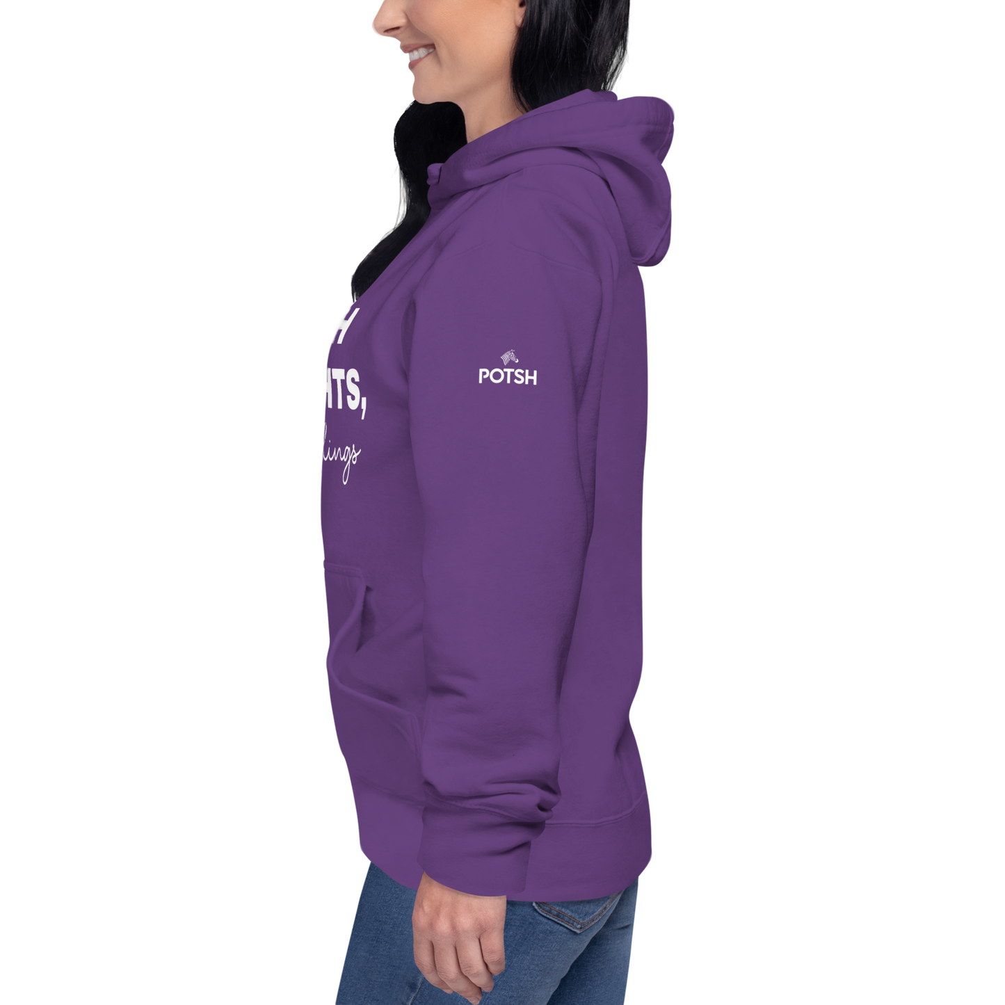 Women's "Catch Flights, Not Feelings" Premium Hoodie