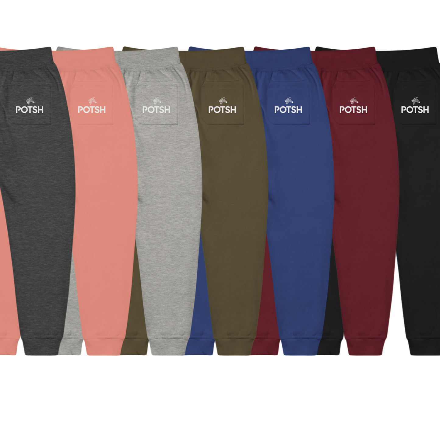 Women's Fleece Sweatpants with POTSH Back Pocket (Multiple Colors Available)