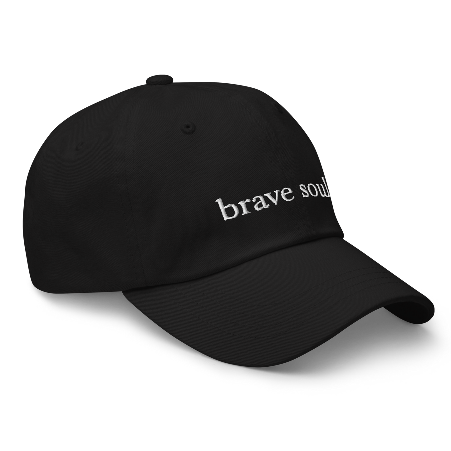 Embroidered "Brave Soul" Cap