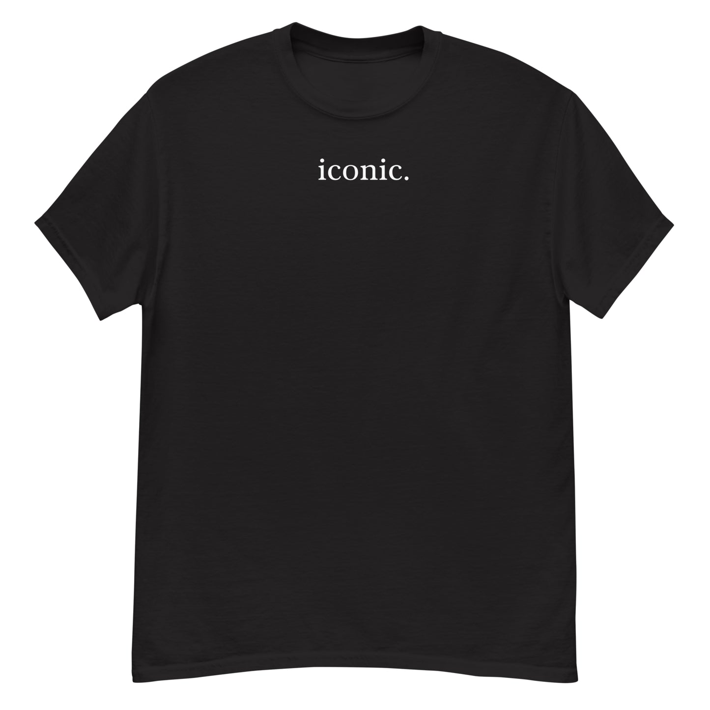 Men's Classic "Iconic" Black T-Shirt