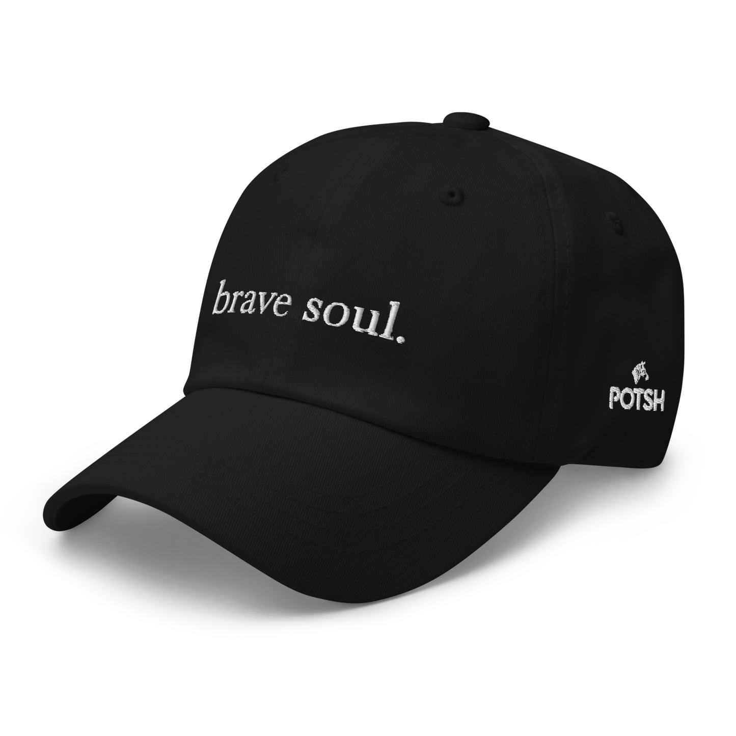 Embroidered "Brave Soul" Cap