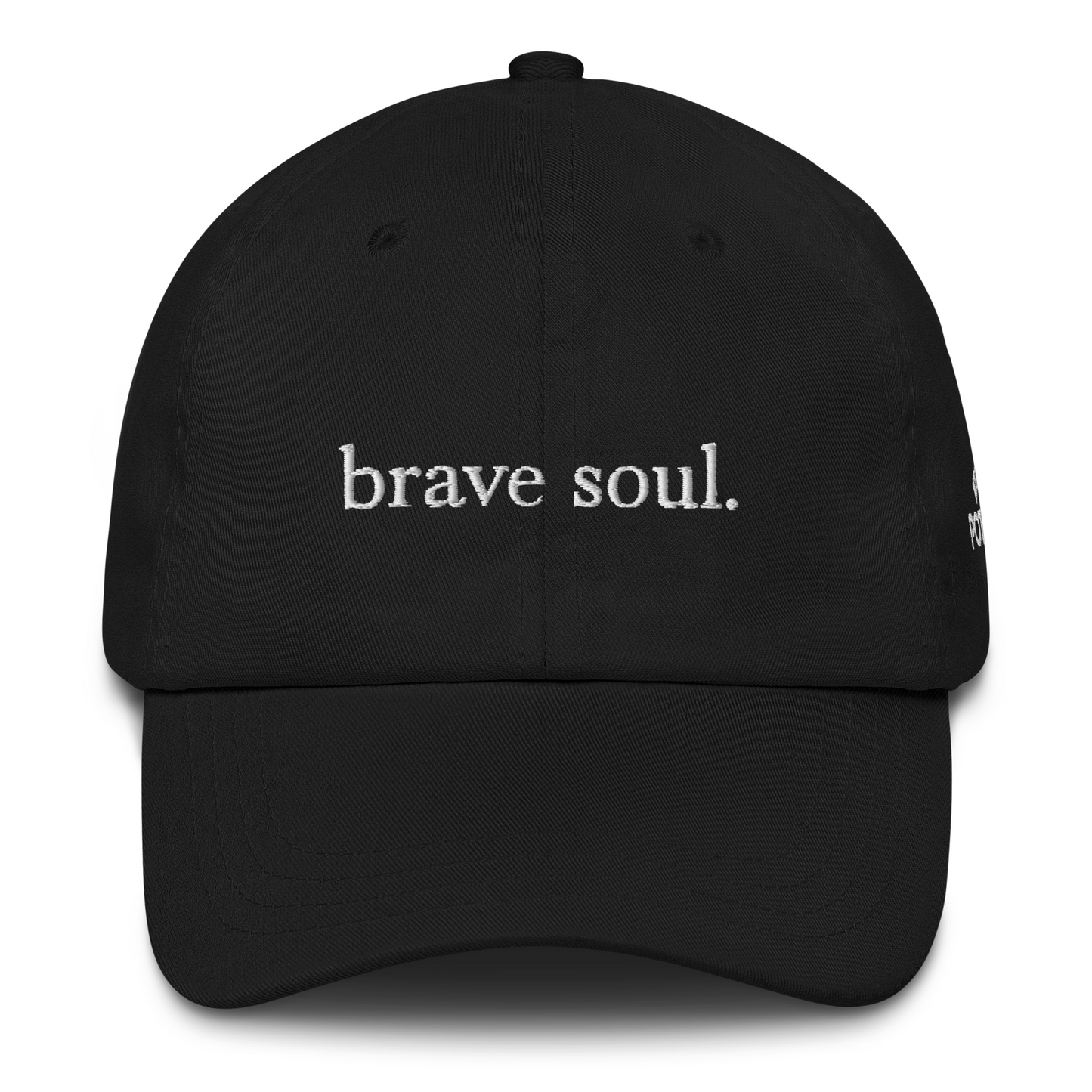 Embroidered "Brave Soul" Cap