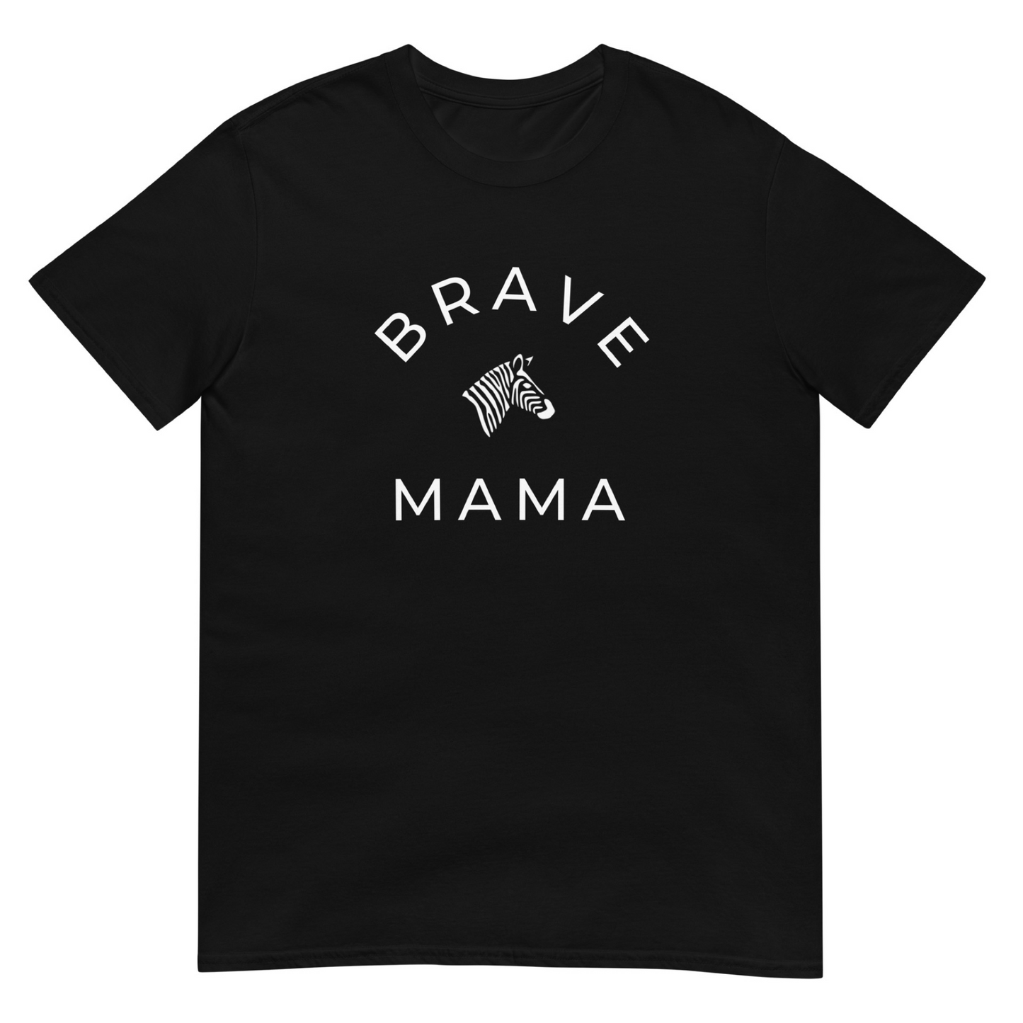 Classic "Brave Mama" Black Tee