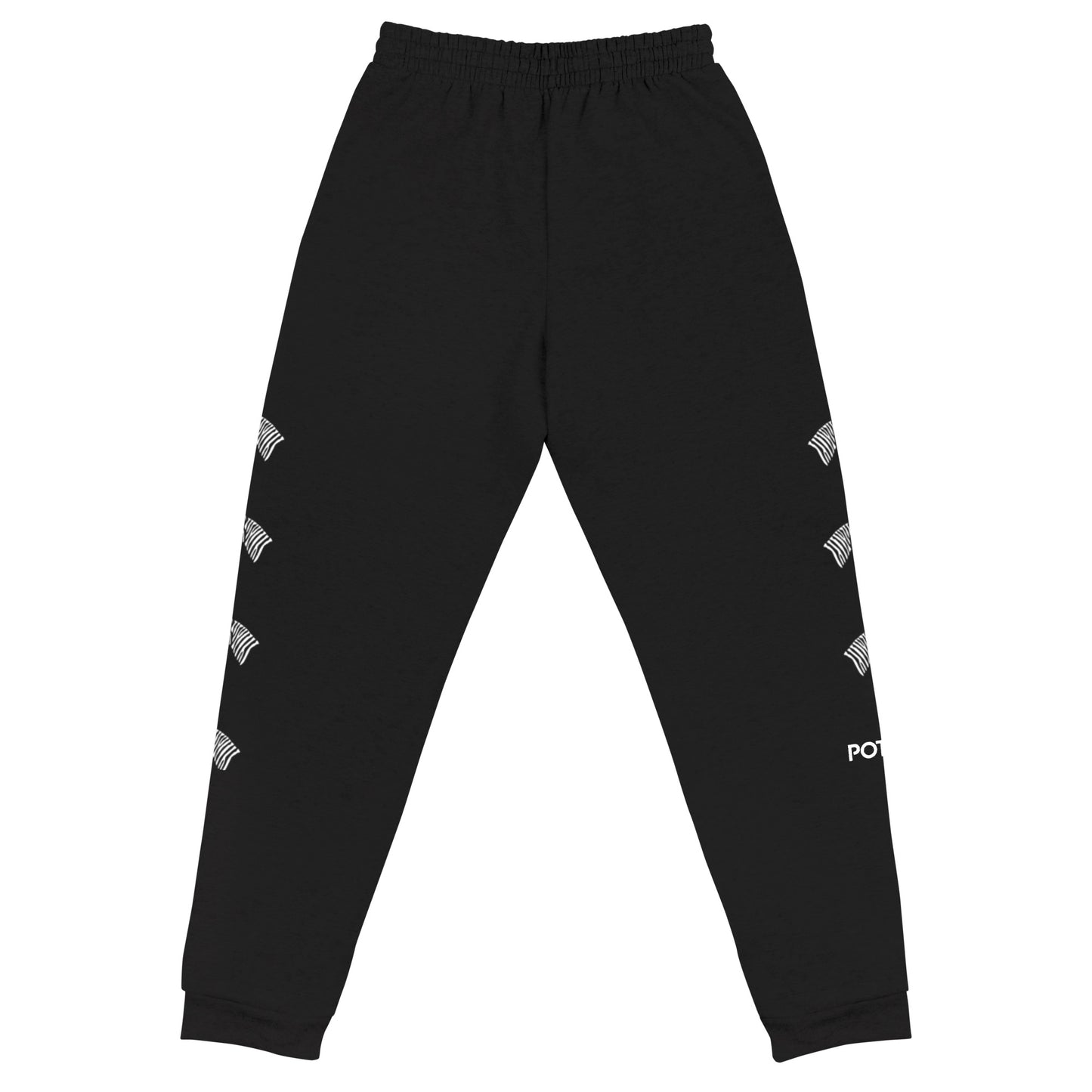 Men's Black Zebra Joggers
