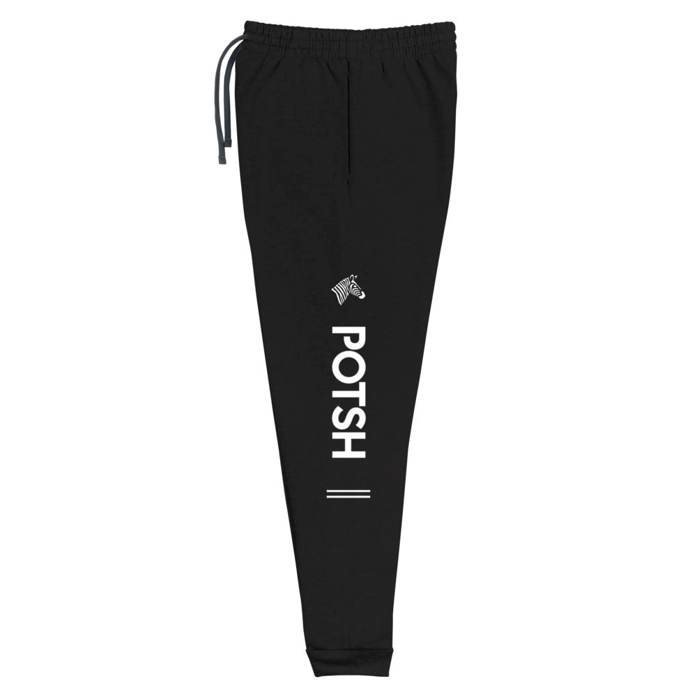 Men's Black POTSH Logo Joggers