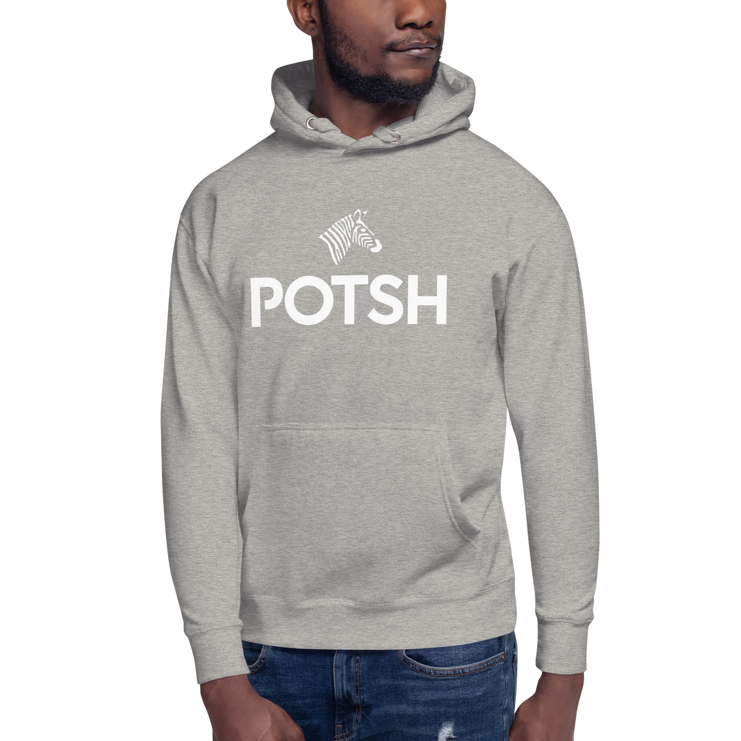 Men's POTSH Logo Carbon Grey Lux Fleece Tracksuit