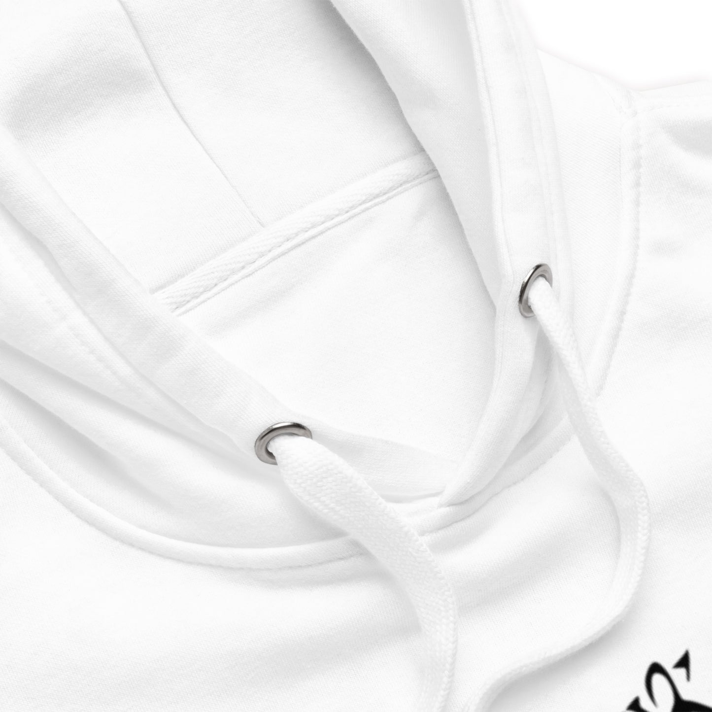 Men's White Luxe Zebra Hoodie