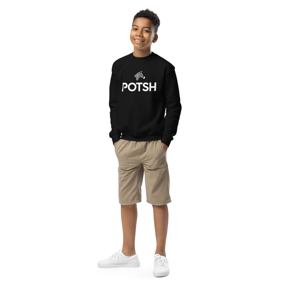 Boys Luxe POTSH Black Sweatshirt