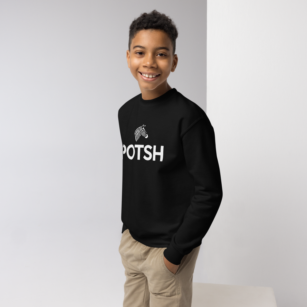 Boys Luxe POTSH Black Sweatshirt