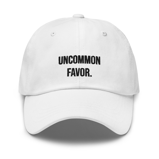 POTSH's "UNCOMMON FAVOR." Premium White Hat