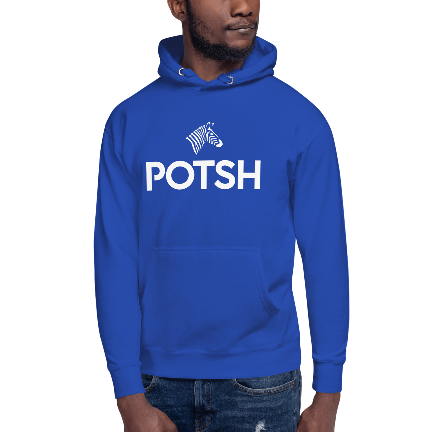 Men's Luxe Zebra Icon Hoodie (Multiple Colors Available)