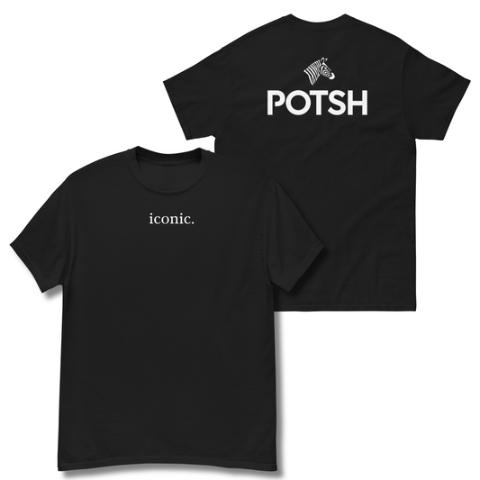 Men's Classic "Iconic" Black T-Shirt