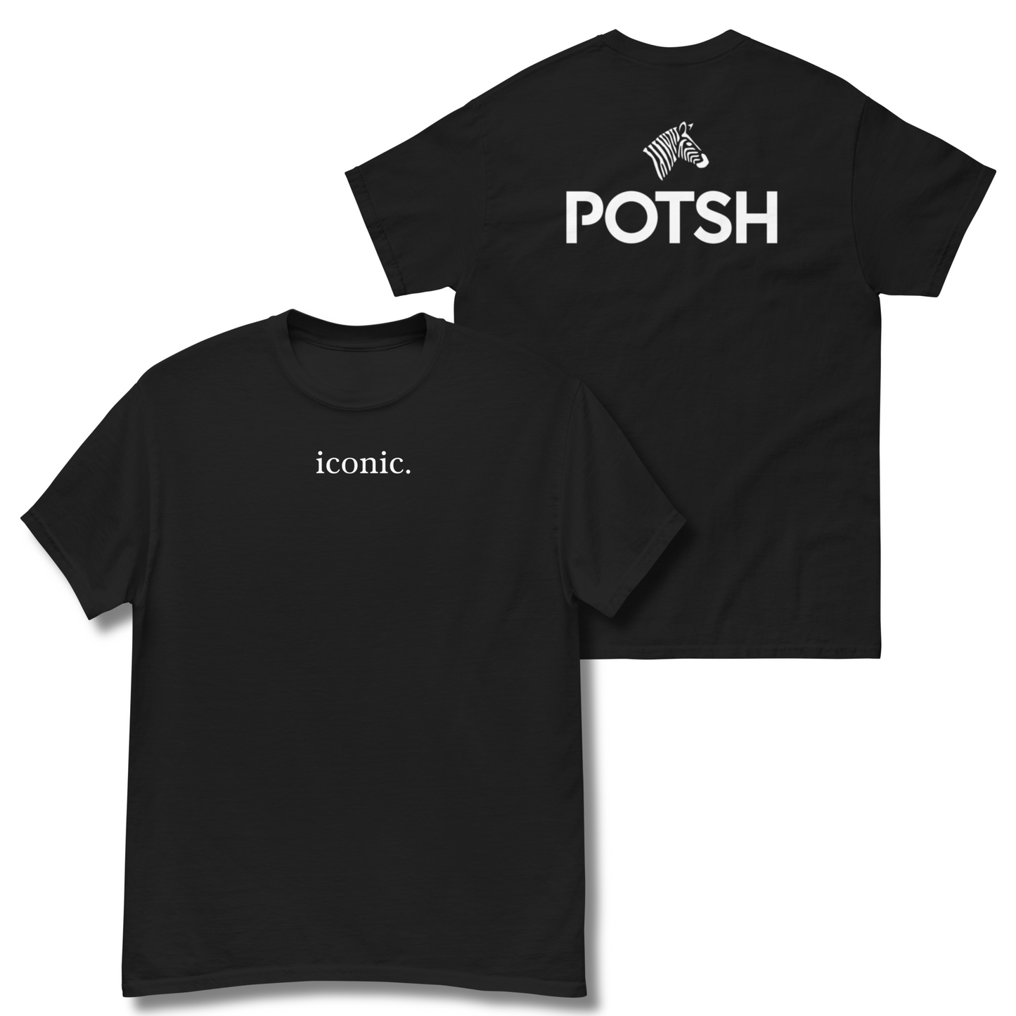 Women's Classic "Iconic" Black T-Shirt