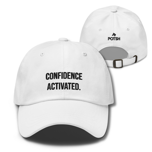 POTSH's "CONFIDENCE ACTIVATED" Classic White Hat