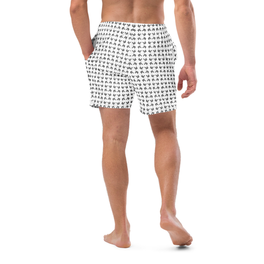 Men's Zebra Print Swim Trunks