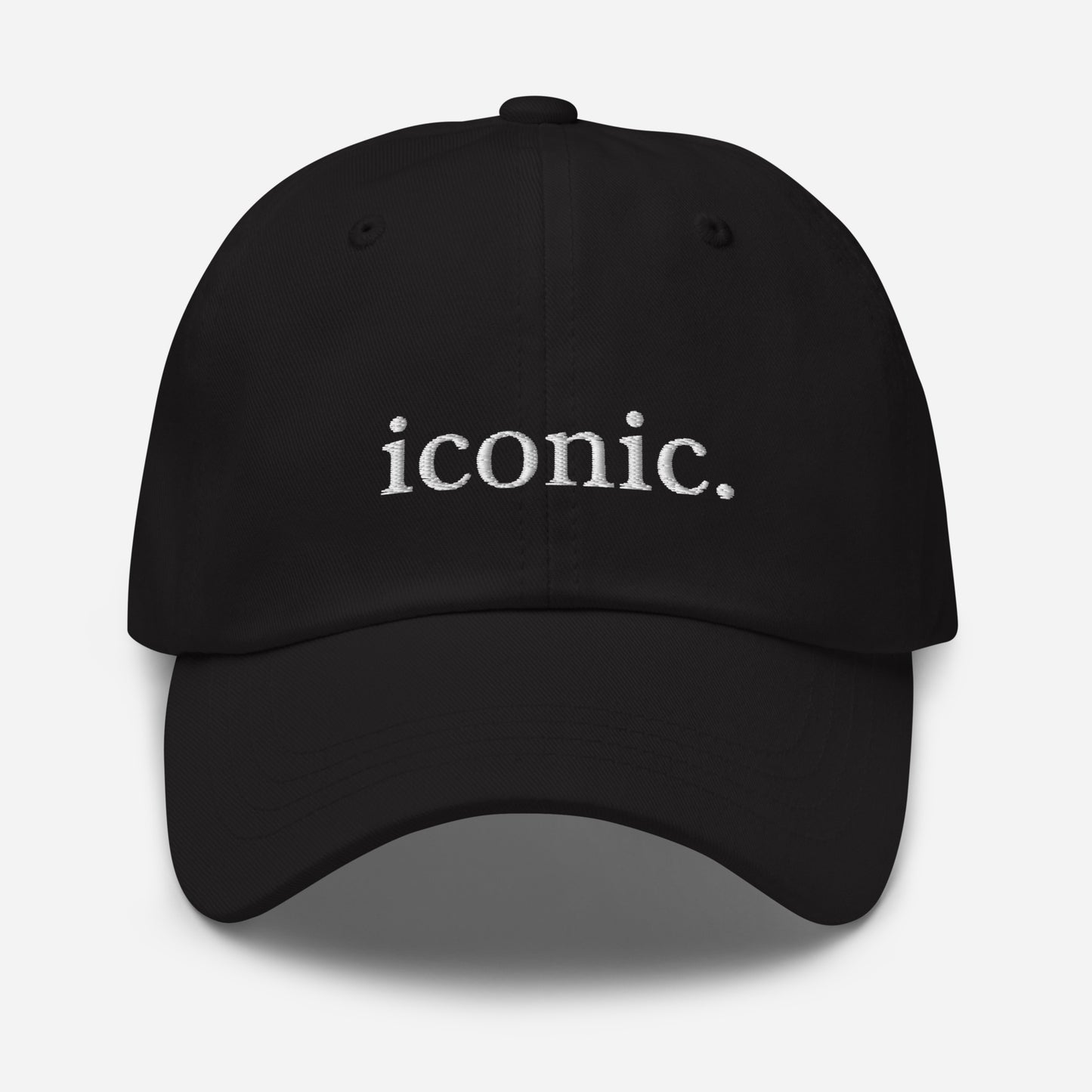Embroidered Classic "Iconic" Cap