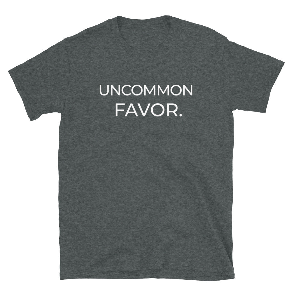 Men's "Uncommon Favor" Statement Cotton Tee - Multiple Colors