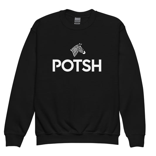 Girls Luxe POTSH Black Sweatshirt